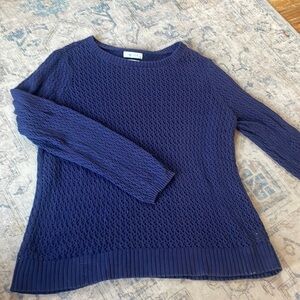 Van Heusen loose knit blue sweater